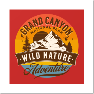 Grand Canyon National Park Wild Nature Adventure Posters and Art